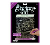 Royal & Langnickel Glow In The Dark Engraving Art A4 Size Motorcycle Racing Designed Painting Set