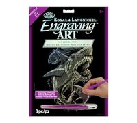 Royal & Langnickel Glow In The Dark Engraving Art A4 Size Sharks Designed Painting Set