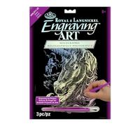 Royal & Langnickel Glow In The Dark Engraving Art A4 Size Unicorns Designed Painting Set