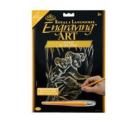 Royal & Langnickel Gold Engraving Art A4 Size Koala Bears Designed Painting Set