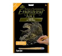 Royal & Langnickel Gold Engraving Art A4 Size Otters Designed Painting Set