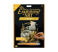 Royal & Langnickel Gold Engraving Art A4 Size Wolves Designed Painting Set