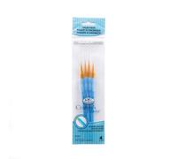 Royal & Langnickel Golden Taklon Detail Round Synthetic Paint Brush Set