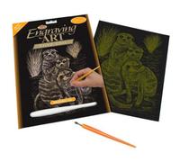 Royal & Langnickel Meerkats Gold Foil Engraving Art GOLF22