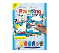 Royal & Langnickel My First Painting by Number Airplane and Helicopter Designed Painting Set (Pack of 2)
