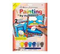 Royal & Langnickel My First Painting by Number Train and Boat Designed Painting Set (Pack of 2)
