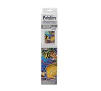 Royal & Langnickel - Paint by Number Artist Canvas Kit with Display Hanger - Caribbean Coral Reef