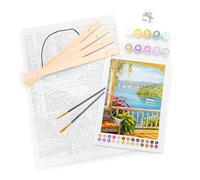 Royal & Langnickel Painting by Number Artist Canvas Roll, Silver Lake Veranda, 27pc