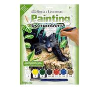 Royal & Langnickel Painting by Numbers Set - Black Leopard Design - A4 Size