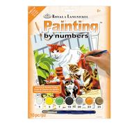 Royal & Langnickel Painting by Numbers A4 Size Cat and Kittens Designed Painting Set