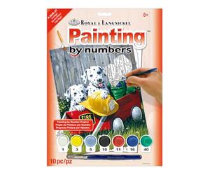 Royal & Langnickel Painting by Numbers A4 Size Fire Waggin' Designed Painting Set