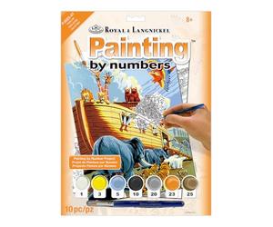 Royal & Langnickel Painting by Numbers A4 Size Noah's Ark Designed Painting Set