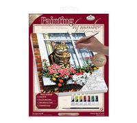 Royal & Langnickel Painting by Numbers Artist Canvas Series Cat in the Window Small Designed Painting Set