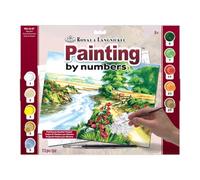Royal & Langnickel PAL13 Poppy Field Painting by Numbers Kit