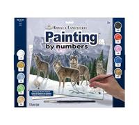 Royal & Langnickel PAL19 Wolves Painting by Numbers Kit