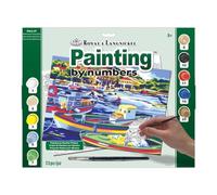 Royal & Langnickel PAL6 Mediterranean Fishing Boats Painting by Numbers Kit