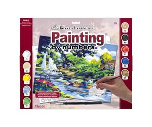 Royal & Langnickel PAL8 Boating on the River Painting by Numbers Kit