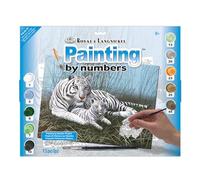 Royal & Langnickel PJL22 White Tigers in the Mist Painting by Numbers Kit
