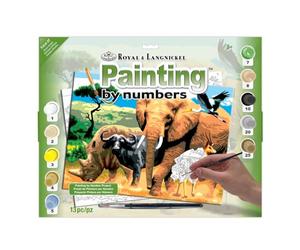 Royal & Langnickel PJL9 African Animals Painting by Numbers Kit