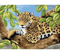 Royal & Langnickel(R) Large Paint By Number Kit 15.4"X11.25"-Leopard In Tree - P