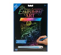 Rainbow Foil Engraving Art Kit 8"X10"-Howling Wolves