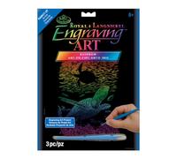 Royal & Langnickel Rainbow Engraving Art A4 Size Sea Turtle Designed Painting Set