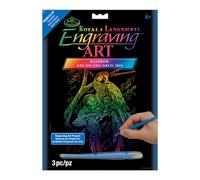 Royal & Langnickel Rainbow Engraving Art A4 Size Tropical Birds Designed Painting Set