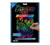 Royal & Langnickel Rainbow Engraving Art A4 Size Tropical Fish Designed Painting Set