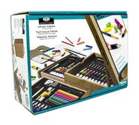 Royal & Langnickel REA6000 Mixed Media Travel Art Easel Box Set (104pc)
