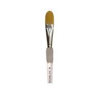 Royal & Langnickel ROYSG950-34 Soft Grip Brush Bulk Taklon Oval & Wash Gold, 0.75 in. by Royal & Langnickel