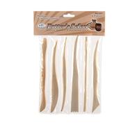 Royal & Langnickel RSET-POT7 8 inch Wooden Sculpting (6 Piece)