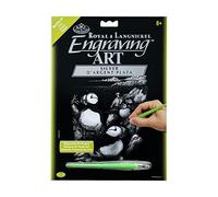 Royal & Langnickel Silver Engraving Art A4 Size Puffins Designed Painting Set