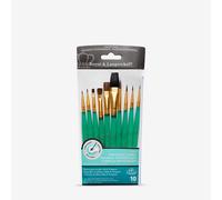 Royal & Langnickel : Synthetic Camel Hair Short Value Brush Pack