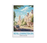 Royal Leamington Spa Warwickshire Vintage Travel Posters 16x24inch(40x60cm) Canvas Art Poster And Wall Art Picture Print Modern Family Bedroom Decor