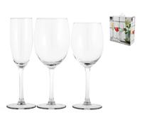 Royal Leerdam Service Of 18 Glass Goblets Model Valerie Composed Of 6