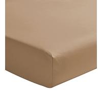 Royal Line Plain Cotton Percale Fitted Sheet 2 x 80 x 200 cm Made in France