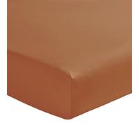 Royal Line Plain Cotton Percale Fitted Sheet 90 x 190 cm Made in France