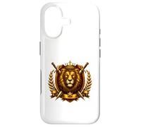 Royal Lion Crowned Power Emblem Case for iPhone 17