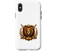 Royal Lion Crowned Power Emblem Case for iPhone X/XS