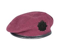 Royal Logistic Corps Airborne Para Maroon Beret + Black Cap Badge - RLC 52-62m (61cm)