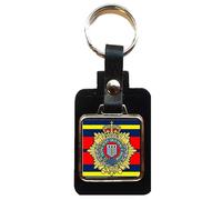 Royal Logistics Corps Military Leather Square Key Fob And Gift Bag