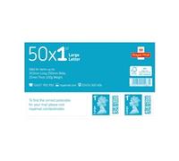 Royal Mail Postage Stamps 1st Class Large Letter UK Self Adhesive Pack of 50