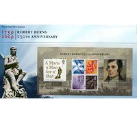 Royal Mail Mint Stamps 1759-2009 Robert Burns 250th Anniversary Presentation Pack