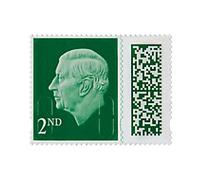 Royal Mail 50 x 2nd Class Stamp Sheet Barcoded