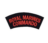 Royal Marine Commando - Shoulder Title Flash - Royal Marines - Royal Navy Badge