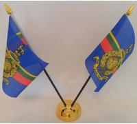 Royal Marines 2 Flag Desktop Table Centrepiece Flag Flags With Gold Base Ideal For Party Conferences Office Display
