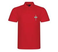 Royal Marines Commando Dagger Mens Polo Shirt British Army Military (UK, Alpha, XXL, Regular, Regular, Red)
