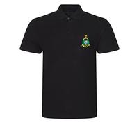 Royal Marines Commando Insignia Mens Polo Shirt British Army Military (UK, Alpha, 4XL, Regular, Regular, Black)