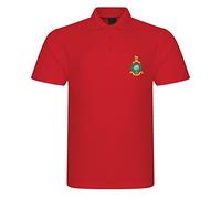 Royal Marines Commando Insignia Mens Polo Shirt British Army Military (UK, Alpha, XXL, Regular, Regular, Red)