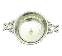 Royal Marines Cut Out Pewter Quaich Bowl Scottish Quaich ME56
